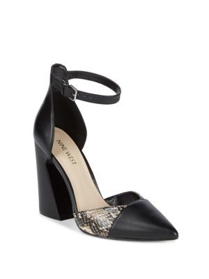 Nine West - Hartley Ankle-Strap Pumps | Saks Fifth Avenue OFF 5TH