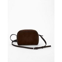 Mango Suede Crossbody Bag - Brown | Very (UK)