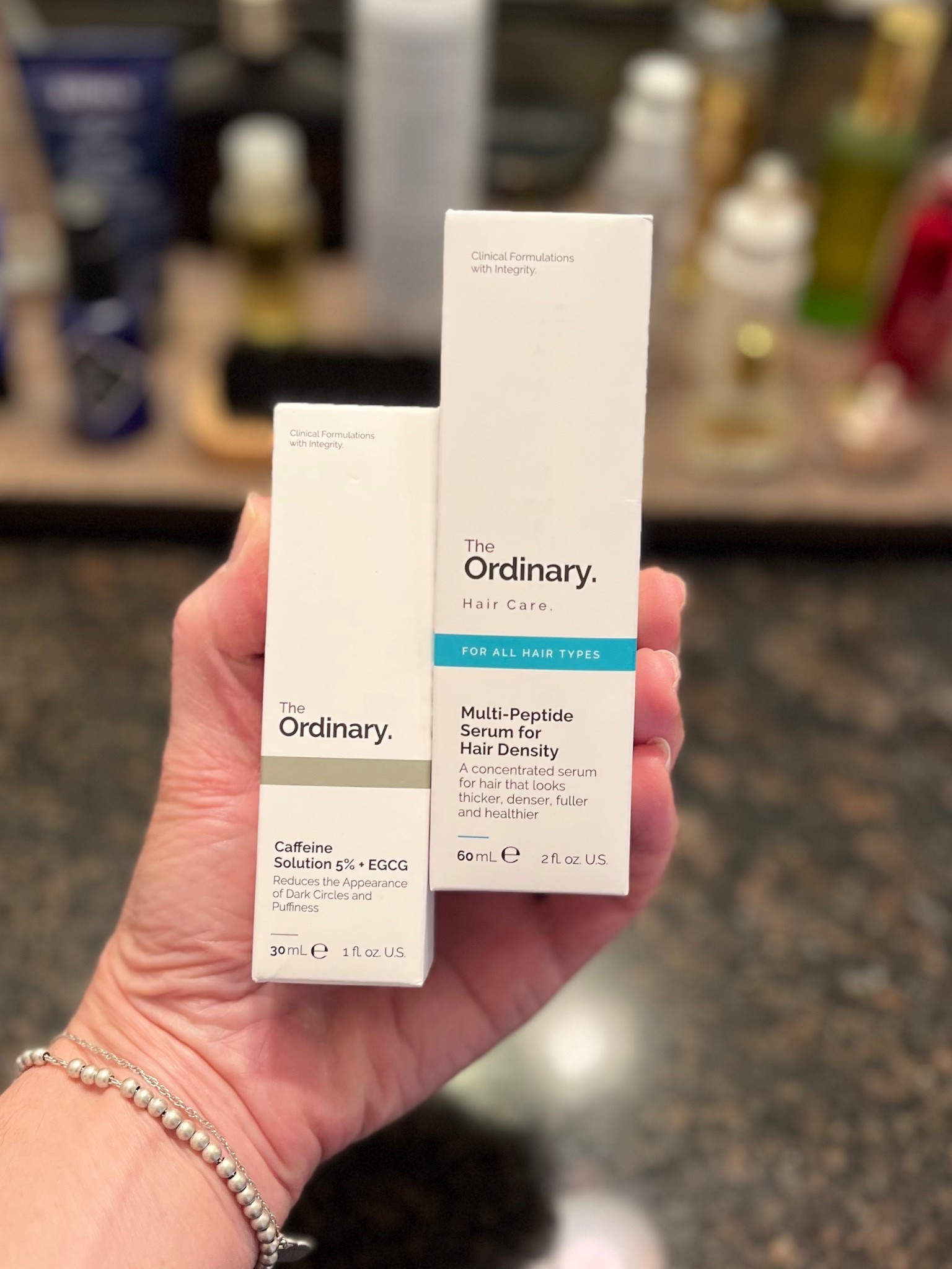 Nothing Ordinary about these products. Hair peptides are different than other hair serums and I have seen noticeable results. The eye serum is life changing! My eyes look alive and awake, finally. Oh, and the price point is 🙌🏼! ✨

#LTKFindsUnder50 #LTKmorningroutine #LTKBeauty