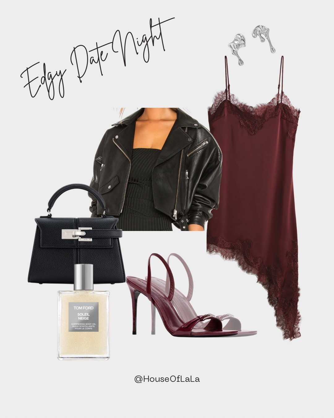 Slip into something a little dangerous. 🖤
Leather, lace, and attitude for an edgy date night look that turns heads.

#DateNightStyle #LTKFallFashion #TheLaLaEdit