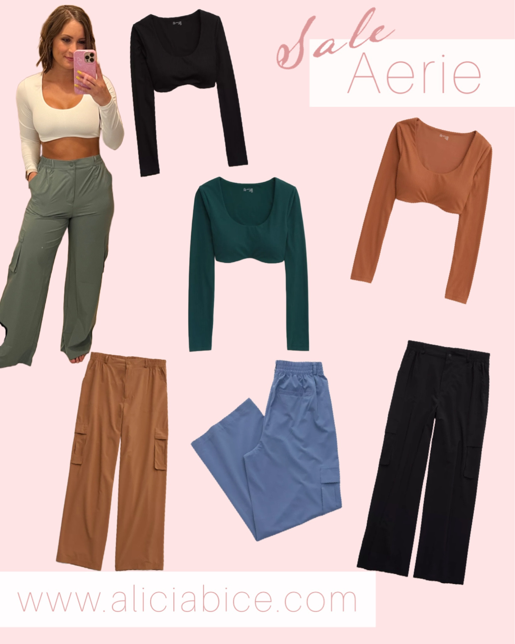 This top has removable pads so no bra 🙌🏼. These pants are so comfy and both come in several colors. Wearing a medium in both. Top was a little tight so probably needed a large  

#LTKfindsunder50 #LTKSeasonal #LTKSale