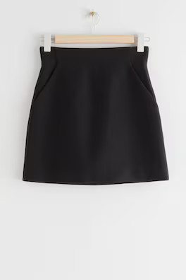 MINIROCK MIT HOHEM BUND | H&M (DE, AT, CH, NL, FI)