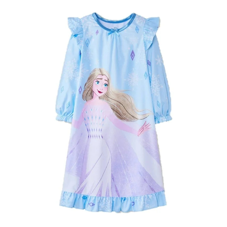 Disney Frozen Granny Flannel Night Gown - Elsa & Anna, 2T | Walmart (US)