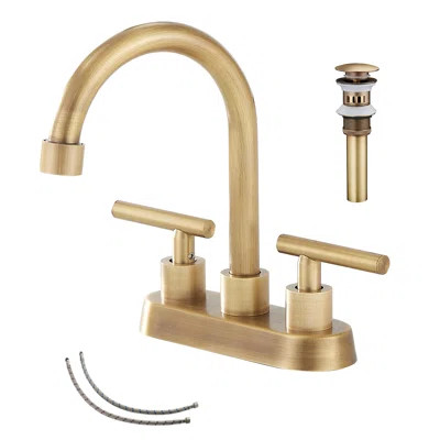 Centerset Bathroom Faucet with Drain Assemly | Wayfair North America