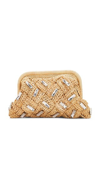 Gigi Crystal Clutch in Natural | Revolve Clothing (Global)