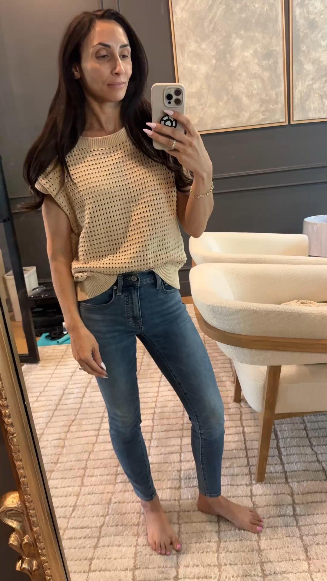 This crochet top is super cute and comfortable. comes in tons of colors.

Spring Tops 2025 Summer Shirts Crochet Cap Sleeve Sweater Pullover Cute Crew Neck Beach Cover Ups

Amazon find 

#LTKStyleTip #LTKSeasonal