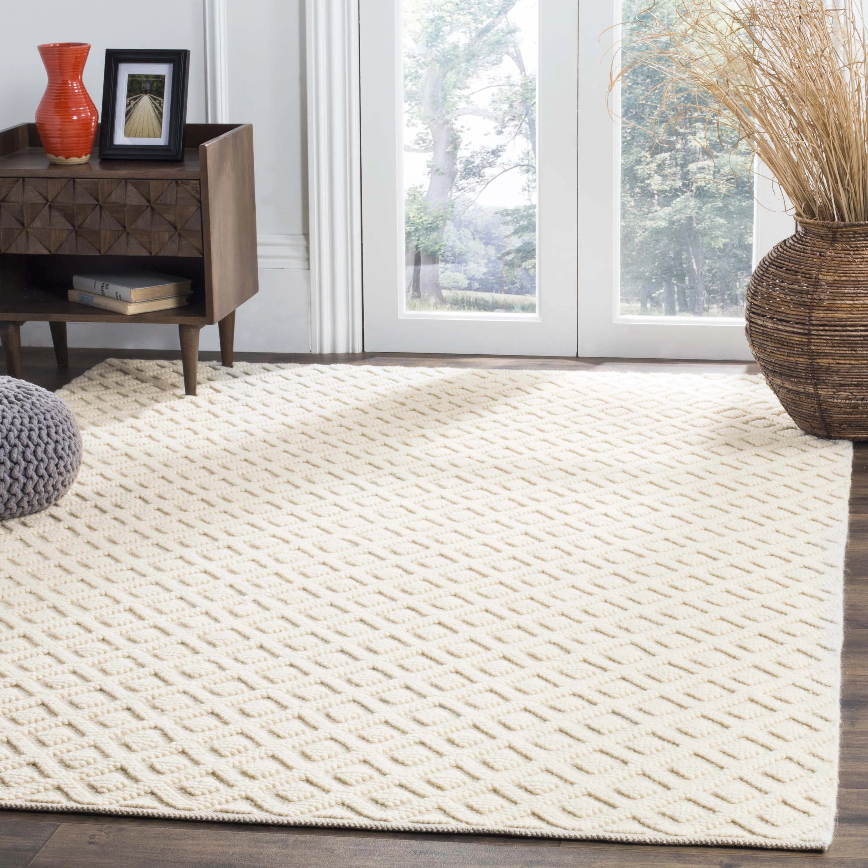 Bareen Flatweave Solid Color Rug | Wayfair North America
