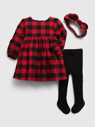 Baby Plaid Dress Outfit Set | Gap (US)
