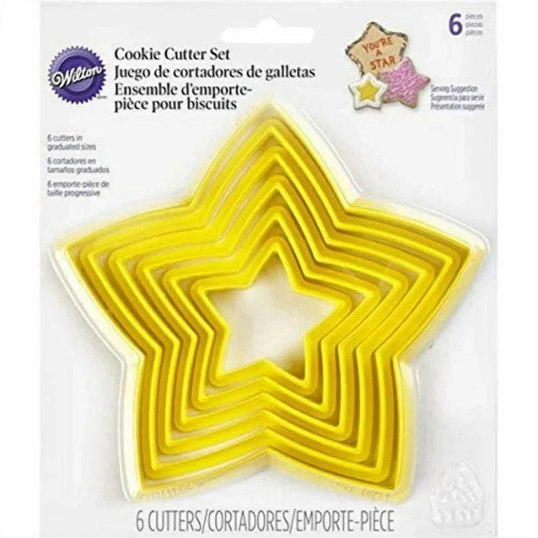Wilton Set of 6 Nesting Star Cutters | Walmart (US)