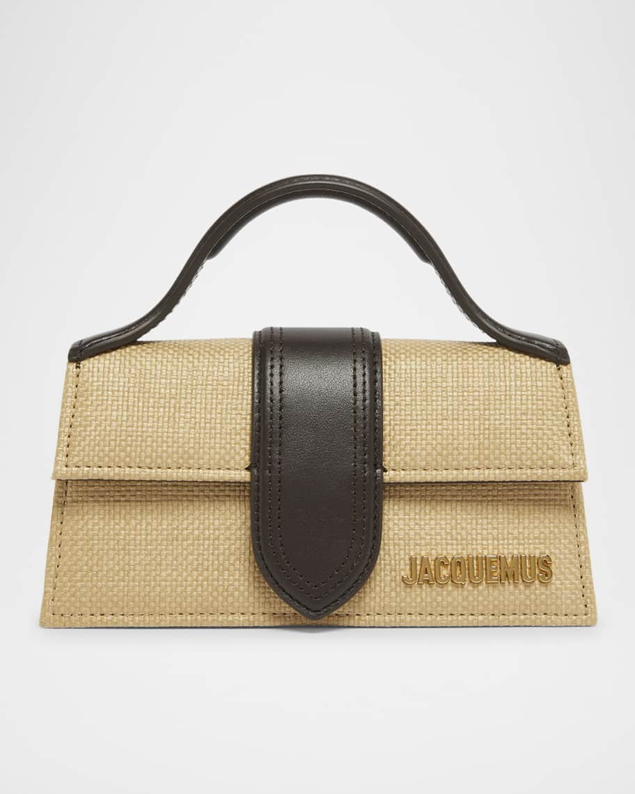 Jacquemus Le Bambino Woven Top-Handle Bag | Neiman Marcus