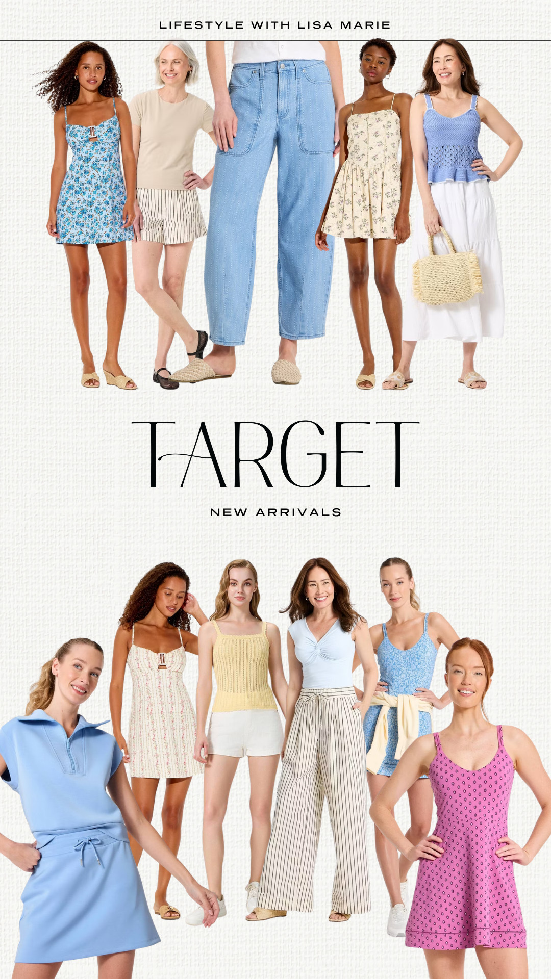 New arrivals from Target! Elevated casual outfits for summer parties, vacations, and events. Athleisurewear and loungewear. Matching skirt and short sets. Floral dresses, skirts and shorts. Mini, midi and maxi dresses. Linen and lightweight denim pants and trousers. Outfits for warm weather. Pastel blue, pink and yellow outfit inspo.

#LTKSeasonal #LTKActive #LTKPetite