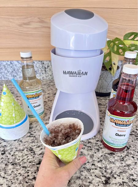 Hawaiian Shaved Ice is back on ⚡ score!!! Check it out ⬇️! These are SO SO SO good! Great for the kids for the summer and you can make "adult" shaved ice too! Including the regular + DYE FREE syrups below as well! Note that you can use ice cubes, but it end up being a bit chunkier than the molds! #ad

#LTKKids #LTKFindsUnder50 #LTKSaleAlert