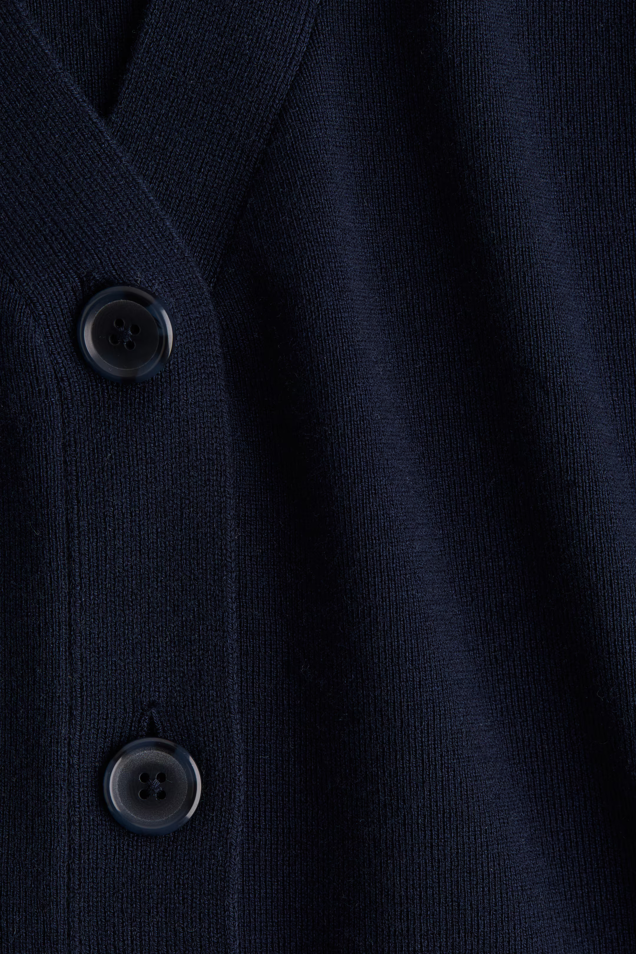 Fine-knit cardigan - Navy blue - Ladies | H&M GB | H&M (UK, MY, IN, SG, PH, TW, HK)