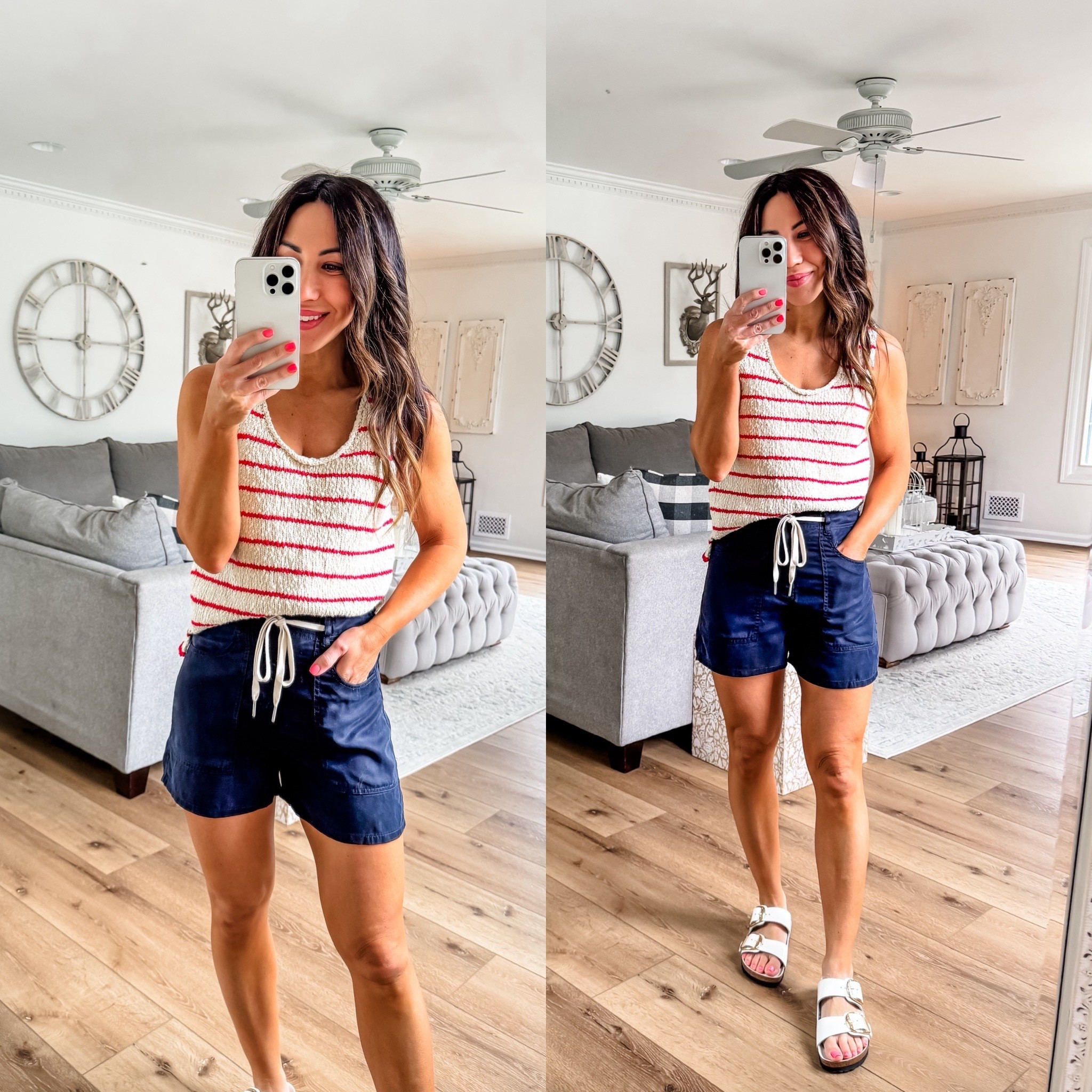 Xs drawstring shorts, XS crochet tank @evereveofficial #EverevePartner #everevestyle 

#LTKOver40 #LTKFindsUnder100