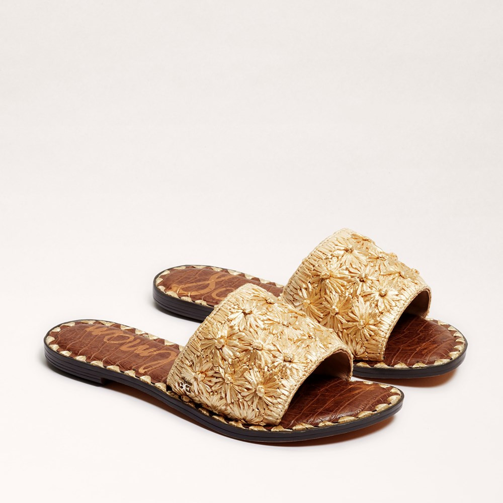 Giovanna Raffia Slide Sandal | Sam Edelman