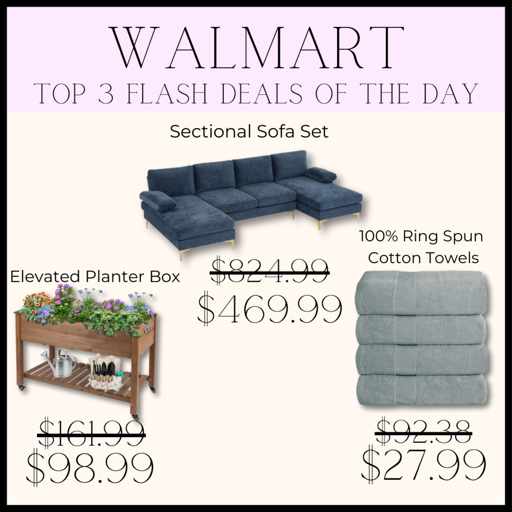 Top 3 flash deals of the day! I mean look at that gorgeous sofa! You can’t go wrong with these prices! Shop the sale before it’s gone! ⚡️🤍✨

#LTKGiftGuide #LTKsalealert #LTKhome