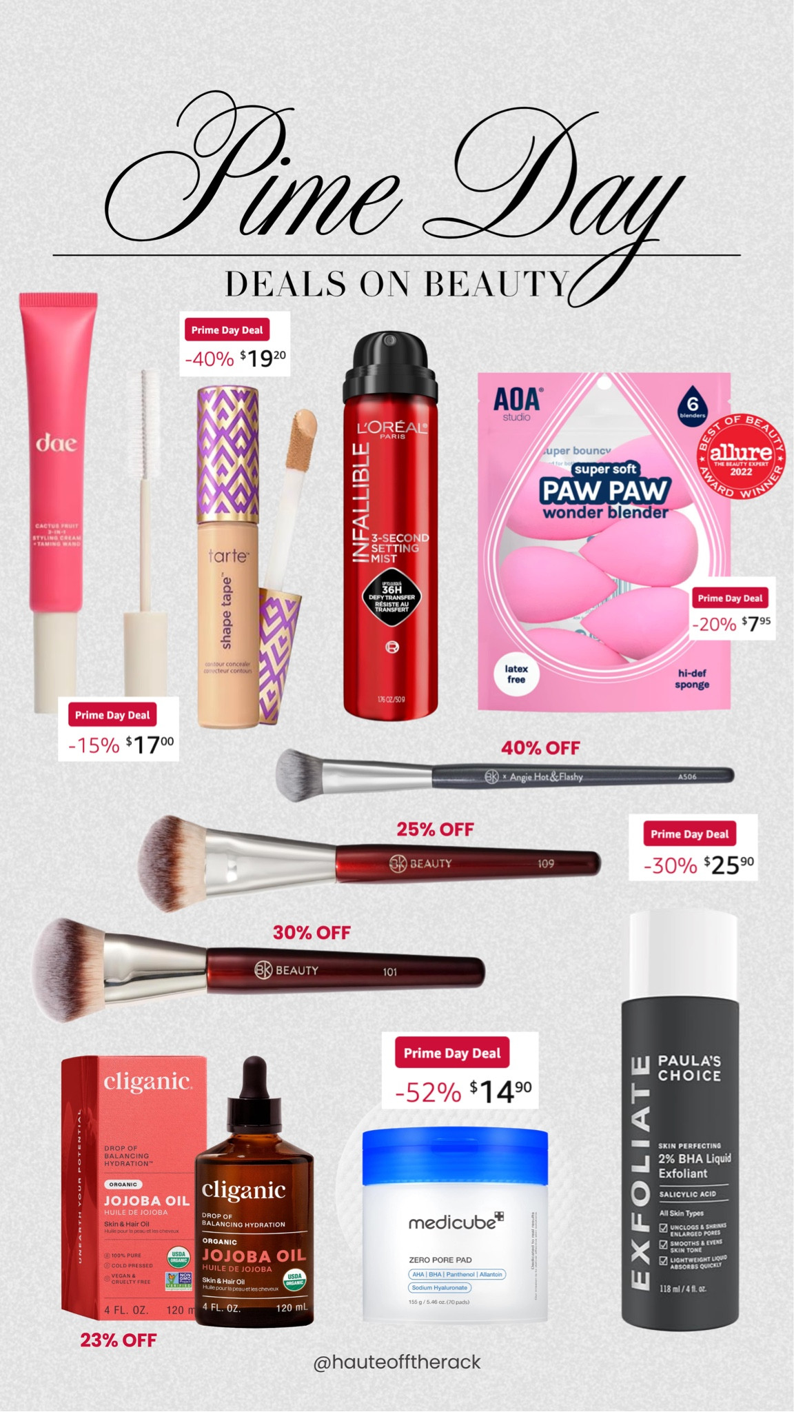Save on beauty for Amazon prime day!

#amazon #primeday #primedaydeals #amazonprimeday #beauty #viralbeauty #bkbrushes #tarte #dae #medicube 


#LTKSaleAlert #LTKBeauty