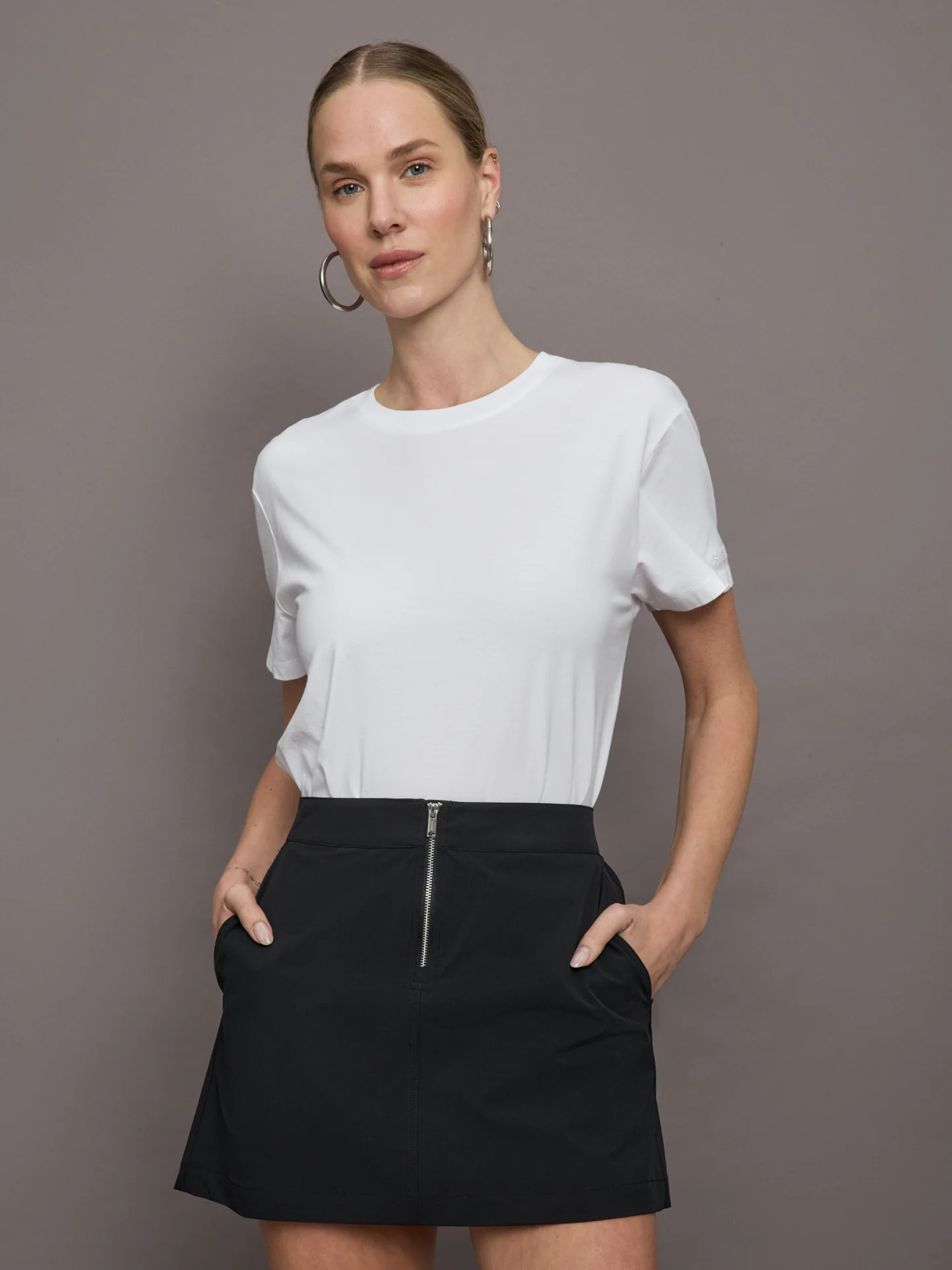 Bandier Perfect Tee - White - Size XXL | Carbon38