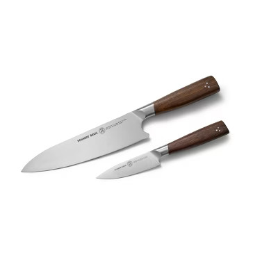 Schmidt Bros Cutlery 2pc Prep Knife Set Delta: Stainless Steel Blades, Wood Handles, Hand Wash, L... | Target