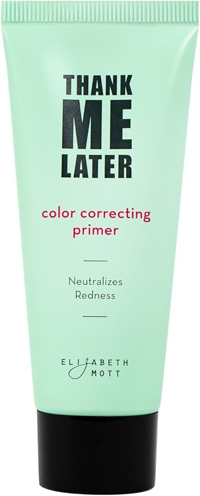 Elizabeth Mott Thank Me Later Color Correcting Face Primer w Niacinamide, Neutralizes Uneven Skin... | Amazon (US)
