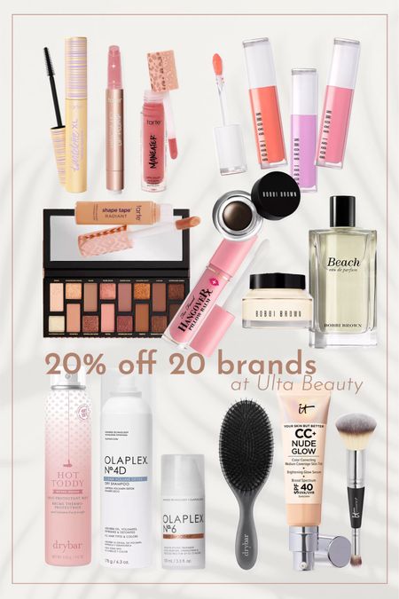 20% off 20 brands at Ulta, one day only Saturday 4/27

#LTKsalealert #LTKbeauty