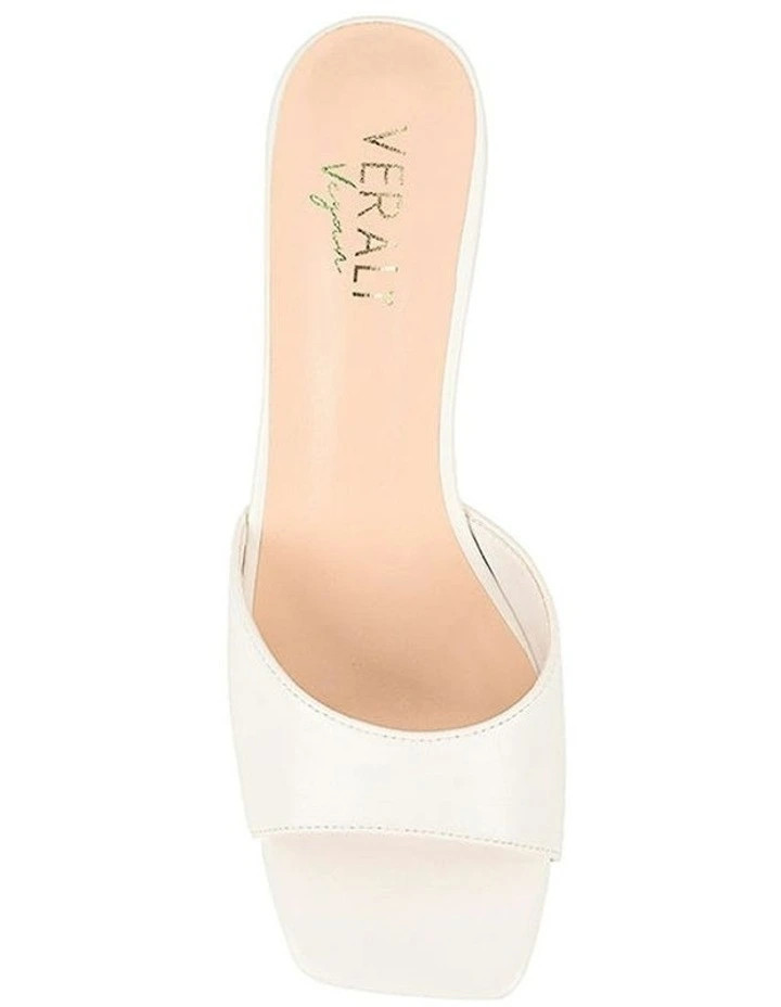 VeraliTabitha Heeled Mules in Chalk White | Myer