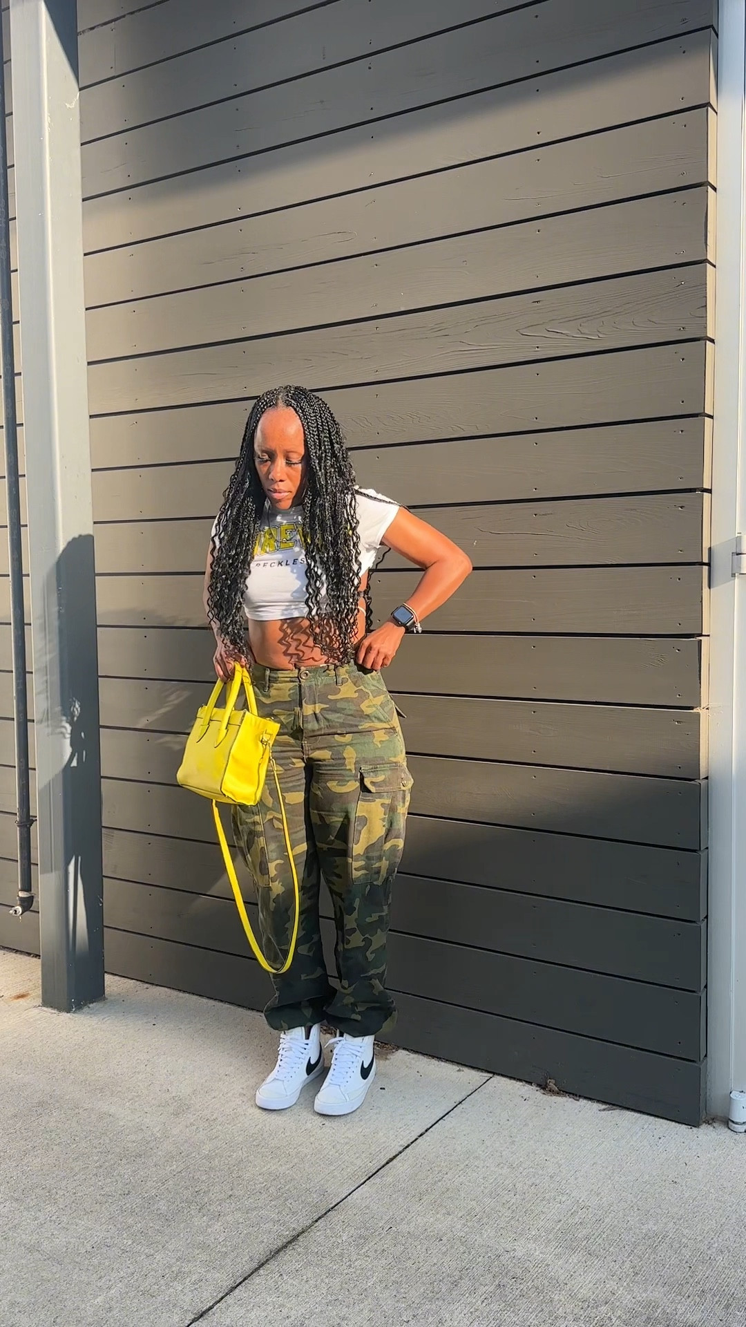 Camo pants outfit idea.

Graphic crop top: size small
Camo pants: size small

Casual outfit, sneaker fits, casual style, simple outfits, spring outfit, camo style

#LTKShoeCrush #LTKFindsUnder100 #LTKStyleTip