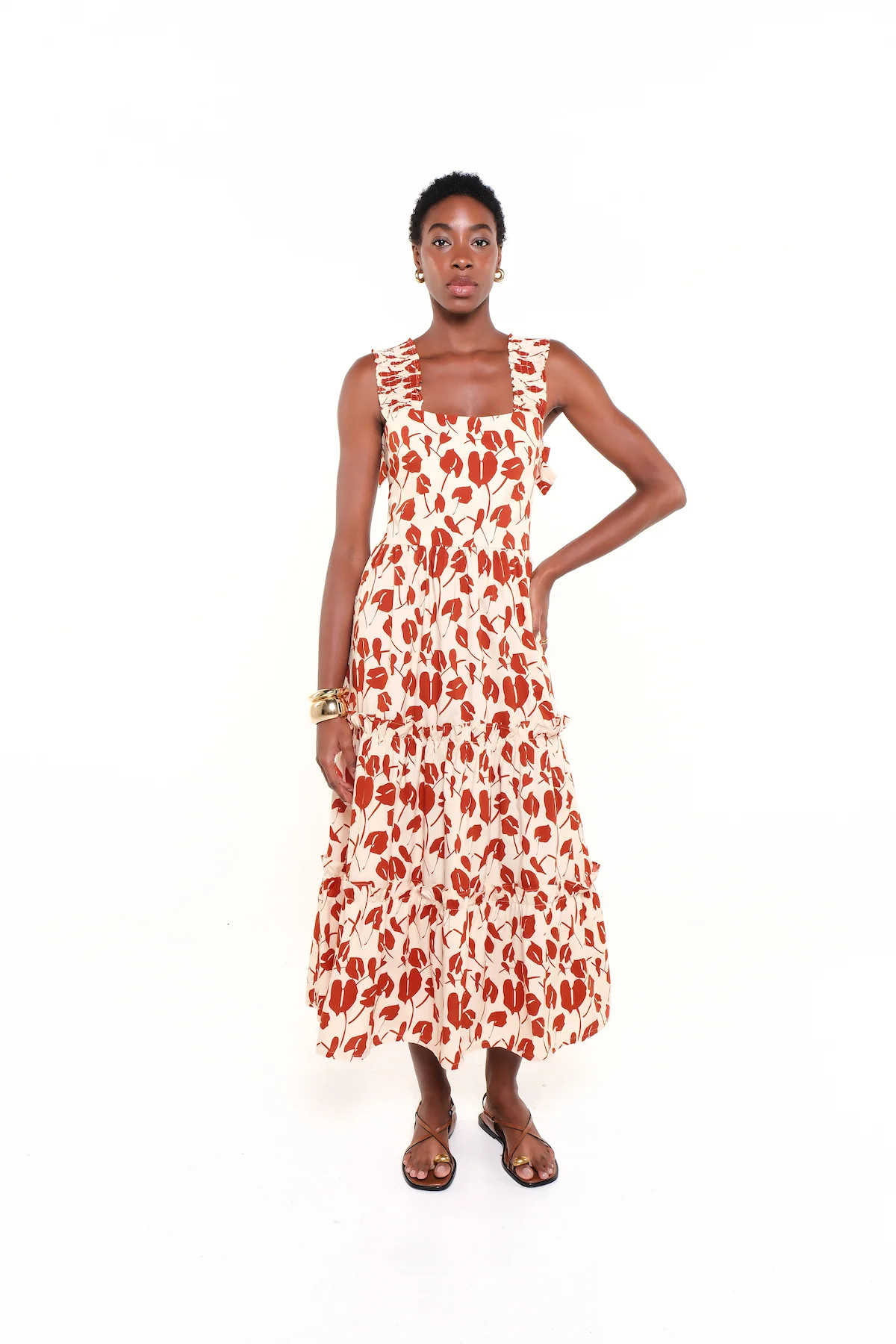 New Sunset Dress – Cotton Linen Tiered Maxi Dress | The Lulo Project | The Lulo Project (US)