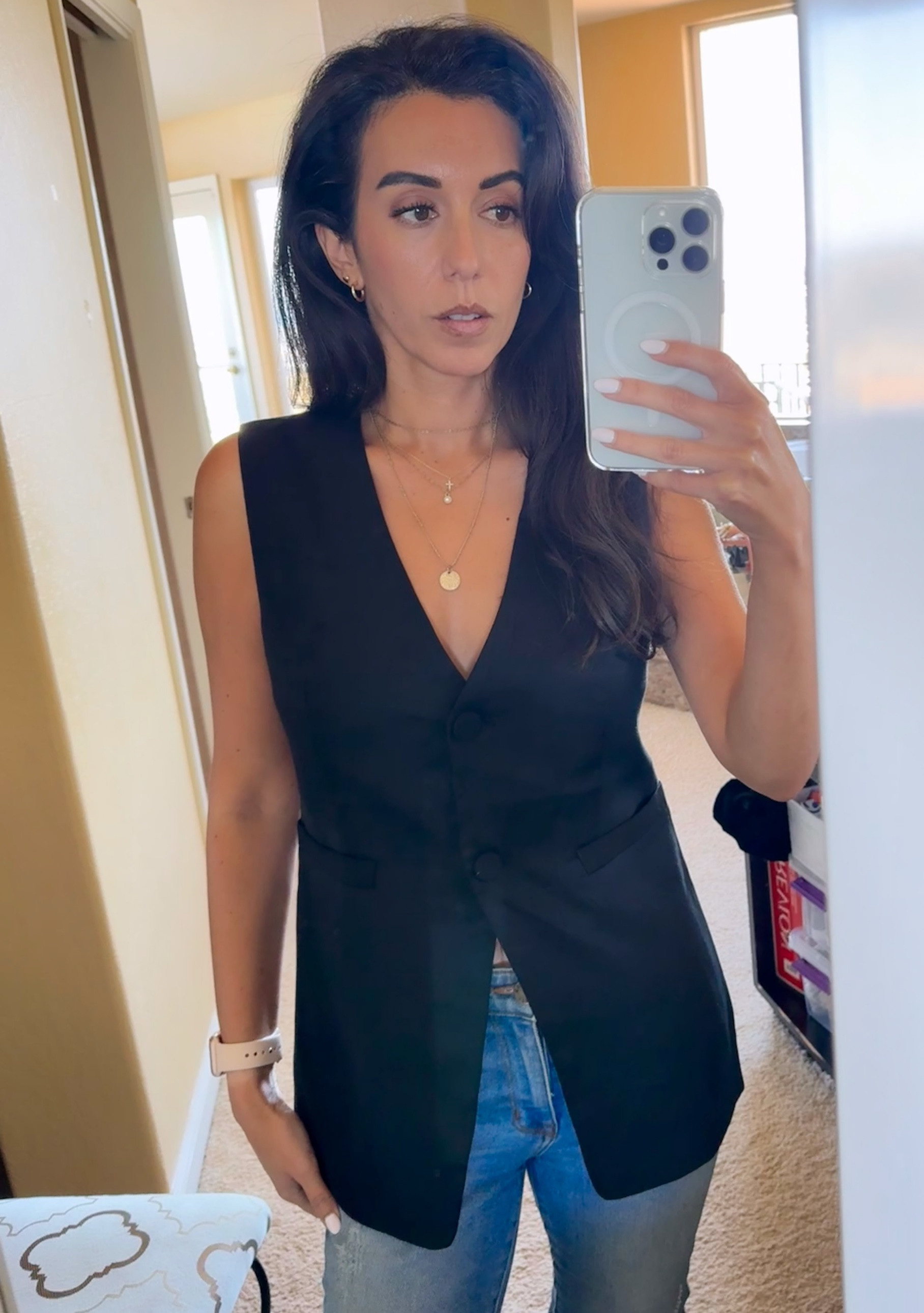 A vest is a great piece to have in your wardrobe dress it with a skirt, pants or jeans! Wear a layered necklace and boots for a polished look! 

#LTKStyleTip #LTKFallSale