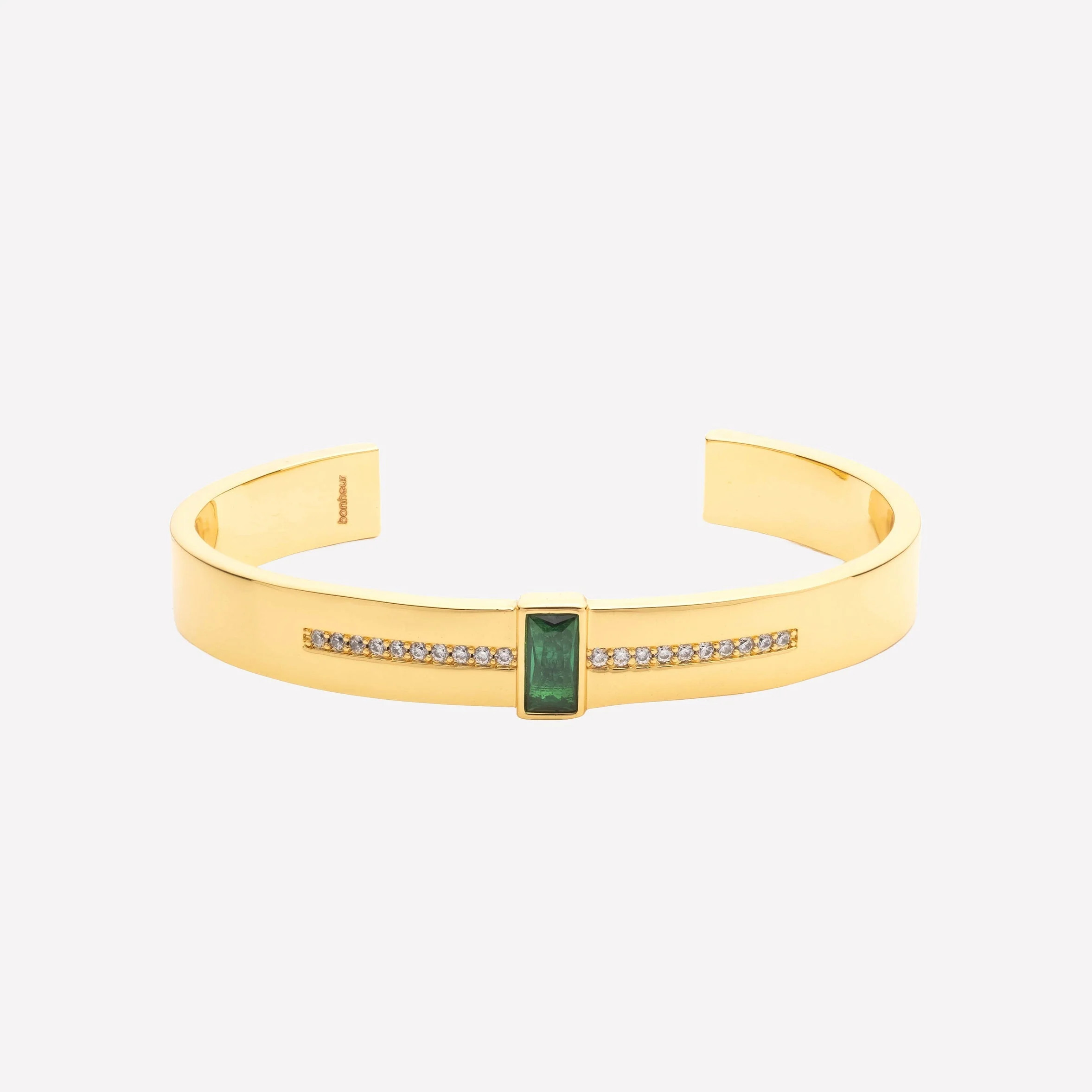 Ophelie Thick Gold Cuff | BONHEUR JEWELRY