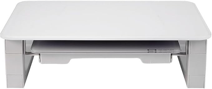Quartet Desktop Glass Monitor Riser for Computer with Dry-Erase Board, Adjustable Height (Q090GMR... | Amazon (US)