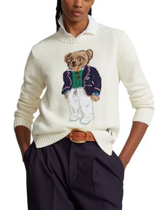 Ralph Lauren Polo Bear Rib Knit Sweater Back to results -  Women - Bloomingdale's | Bloomingdale's (US)