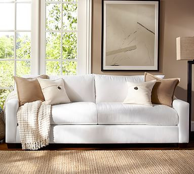 York Slope Arm Upholstered Sofa | Pottery Barn (US)