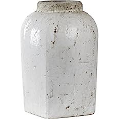 ZENTIQUE Tall Jar, Small, White | Amazon (US)