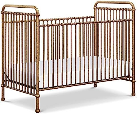 Million Dollar Baby Classic Abigail 3 in 1 Convertible Iron Crib, Vintage Gold | Amazon (US)