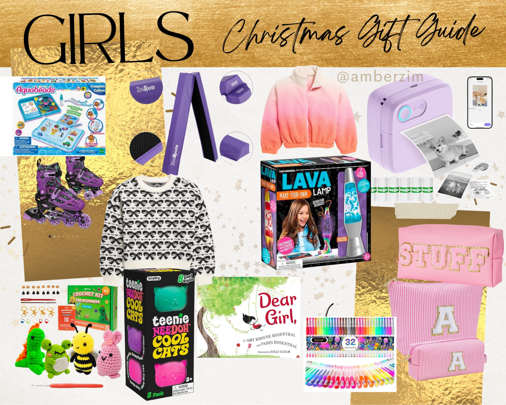 Girls gift guide. Christmas wish list. I phone sticker printer. Books. Crochet. Sweatshirt sweater bow 

#LTKKids #LTKFamily #LTKGiftGuide