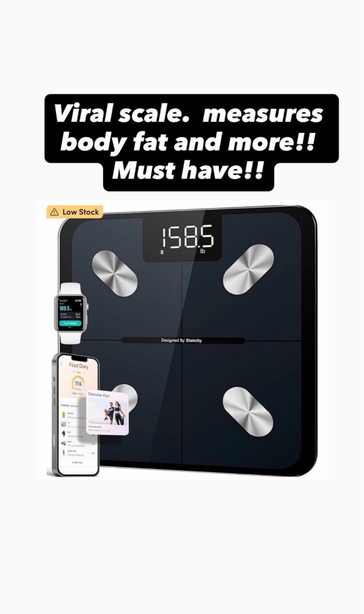 the best thing i ever bought.  best part is the app that will change your life tracking everything for you.  it helped me understand my body so much better