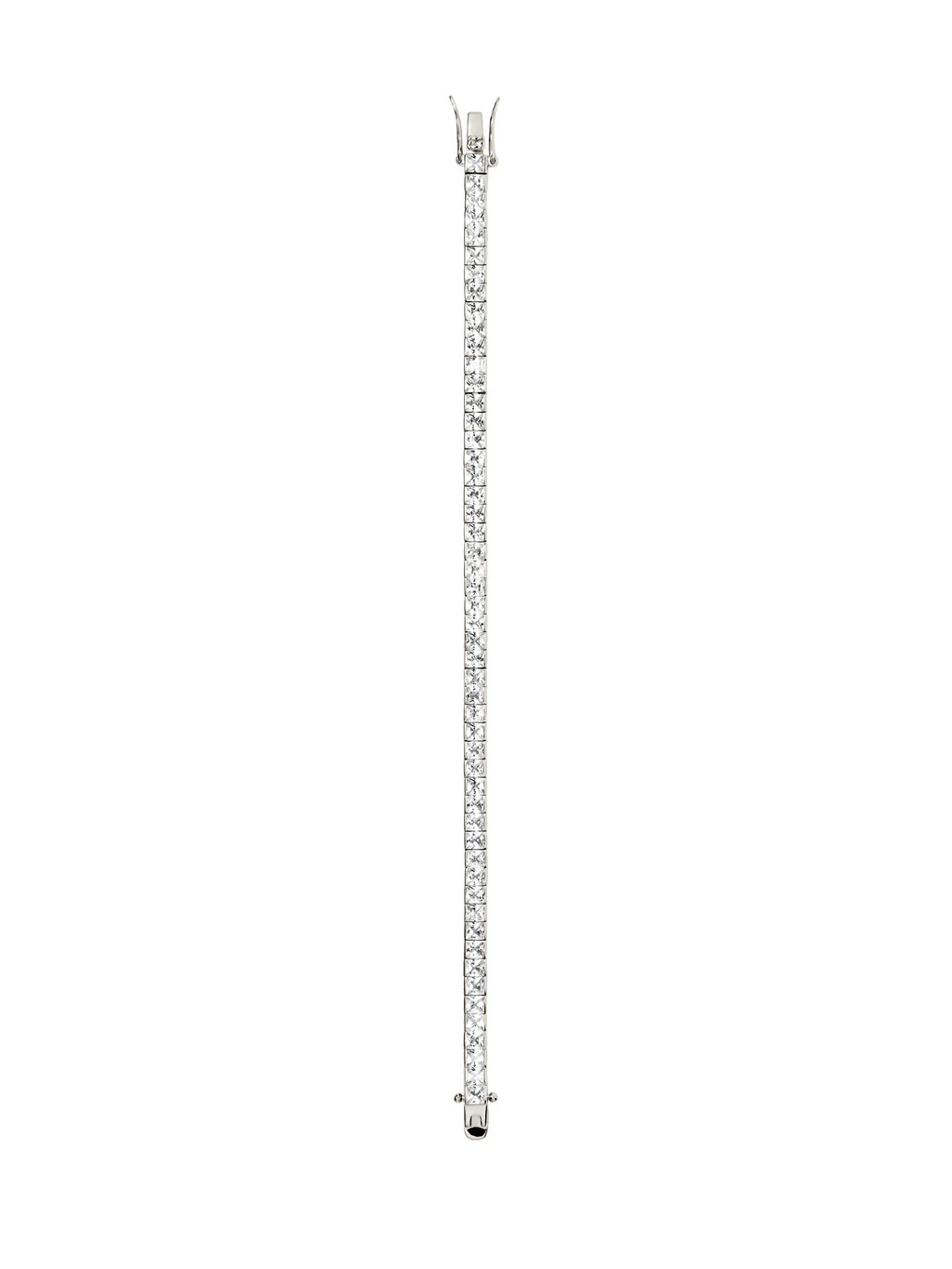 DORSEY PRINCESS-CUT RIVIÈRE BRACELET IN LAB WHITE SAPPHIRE | Dorsey