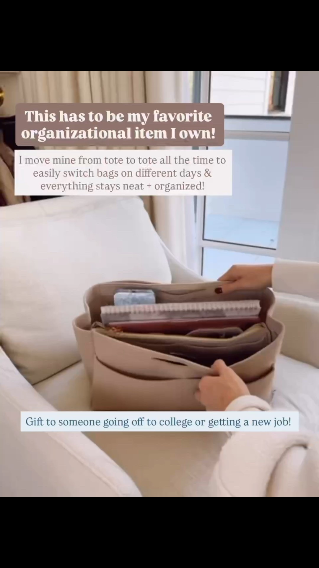 This tote organizer is perfect for someone that uses a tote bag everyday or has a work bag! I love all the pockets it has! Great especially for totes if they have no pockets!

Loverly Grey, tote, work bag, tote organizer, Amazon 

#LTKFindsUnder50 #LTKWorkwear