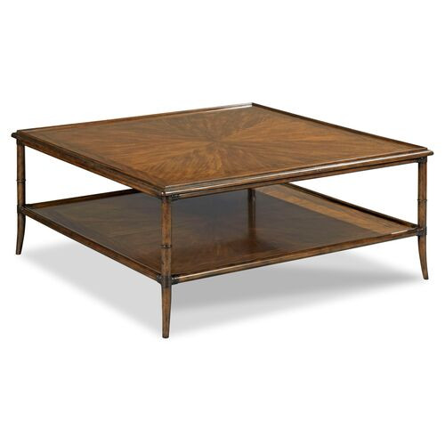 Pontoise Square Coffee Table, Hazelnut | One Kings Lane