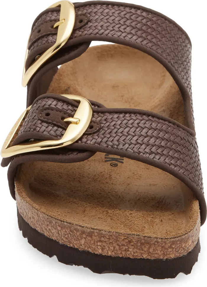 Arizona Raffia Big Buckle Slide Sandal (Women) | Nordstrom