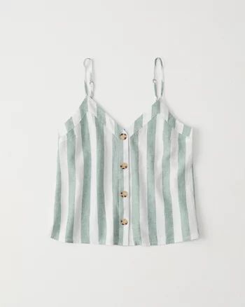 Button-Up Cami | Abercrombie & Fitch US & UK