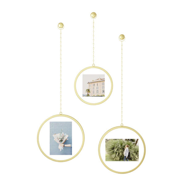 Fotochain Round Picture Frame Set of 3 | Umbra
