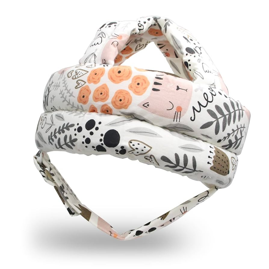 Baby Head Protector Baby Helmet for Crawling Walking, No Bumps Safety Head Adjustable Protective ... | Amazon (US)