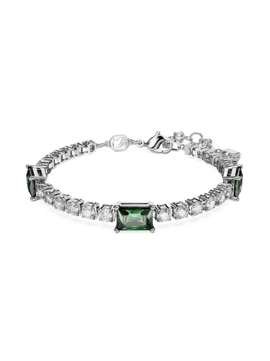 Matrix Rhodium-Plated & Swarovski Crystal Tennis Bracelet | Saks Fifth Avenue