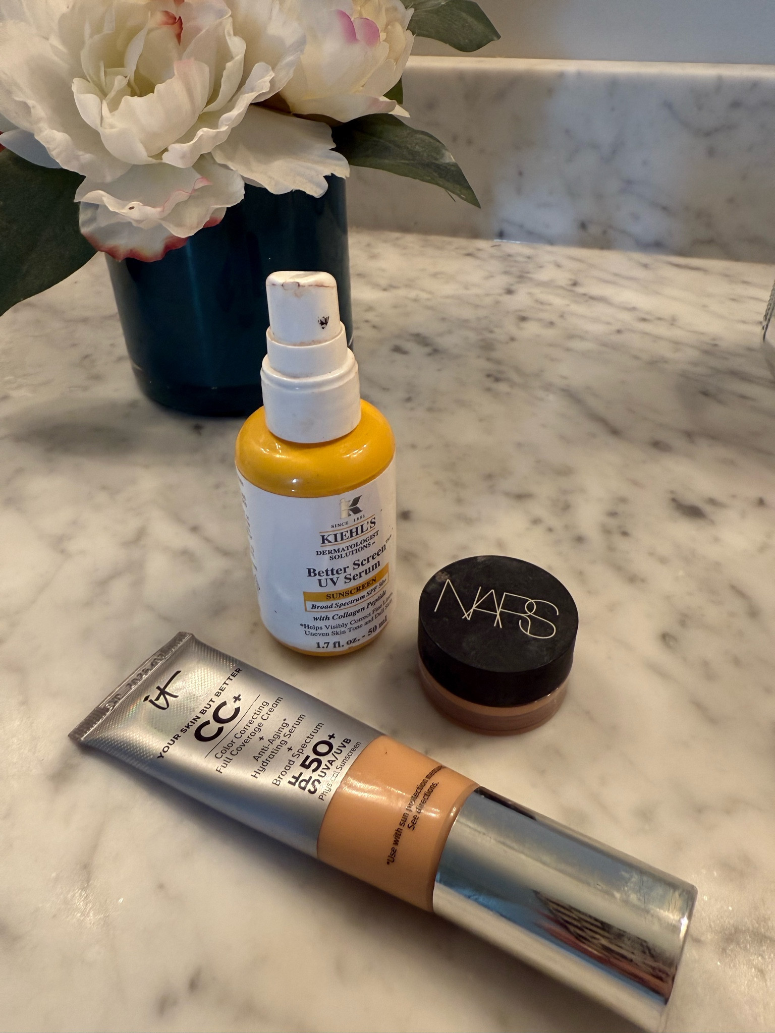 Three products I use on my face everyday!  

Complete concealer medium macadamia
Better Screen UV Serum
CC cream



#LTKOver40 #LTKBeauty