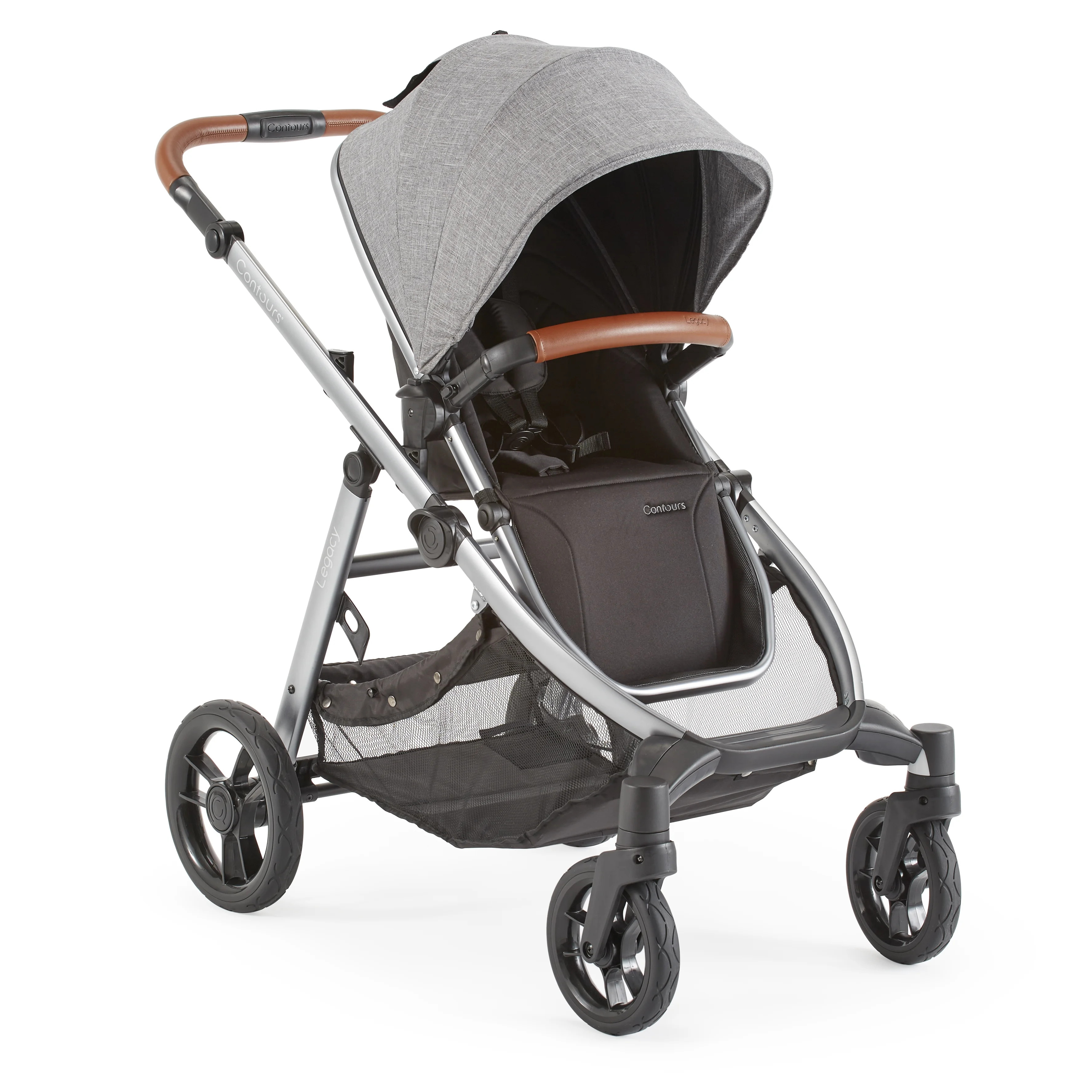 Contours Legacy Convertible 1-to-2 Grow-With-Me Stroller, Graphite Gray, Unisex | Walmart (US)