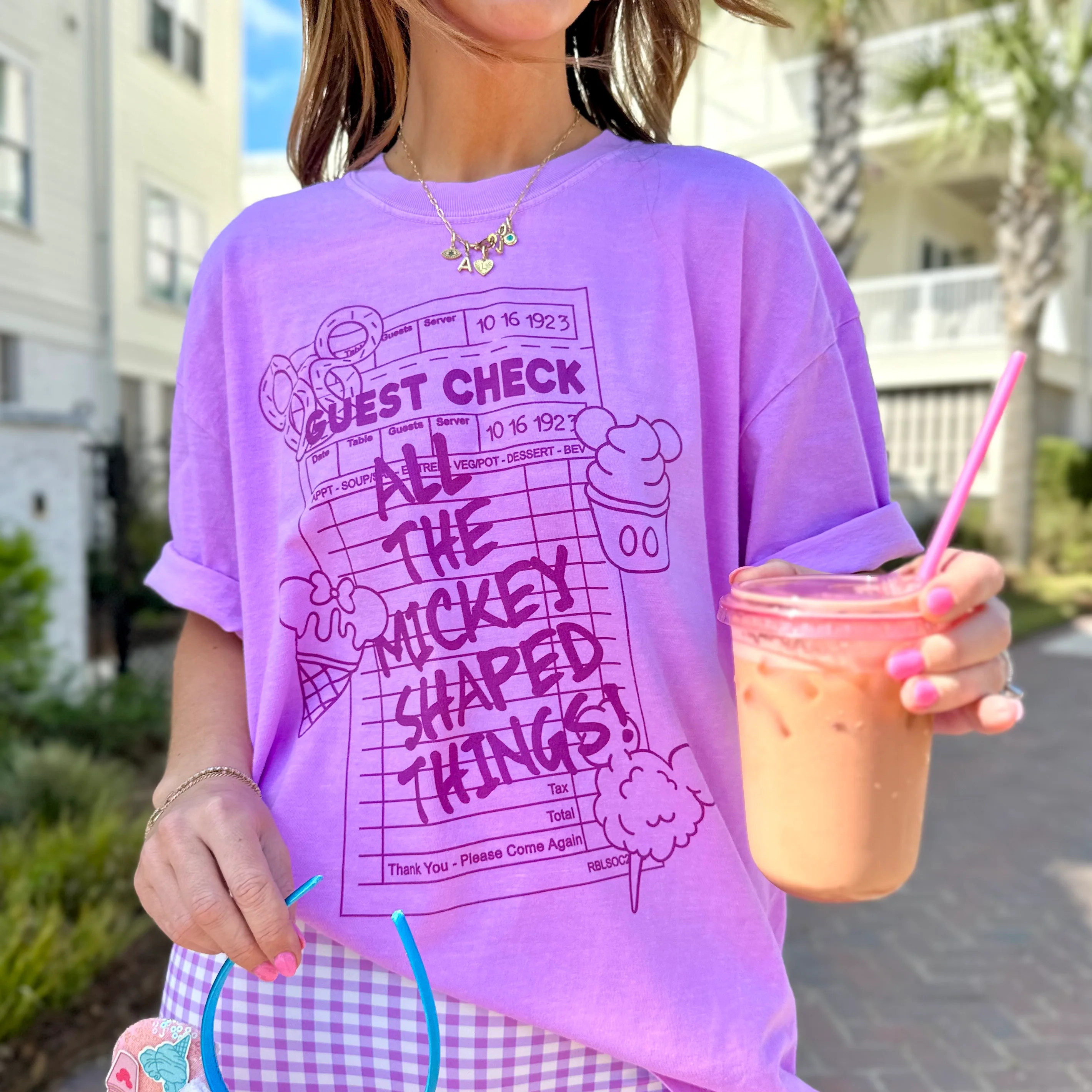 Neon 'All The Mickey-Shaped Things' T-Shirt | United Monograms