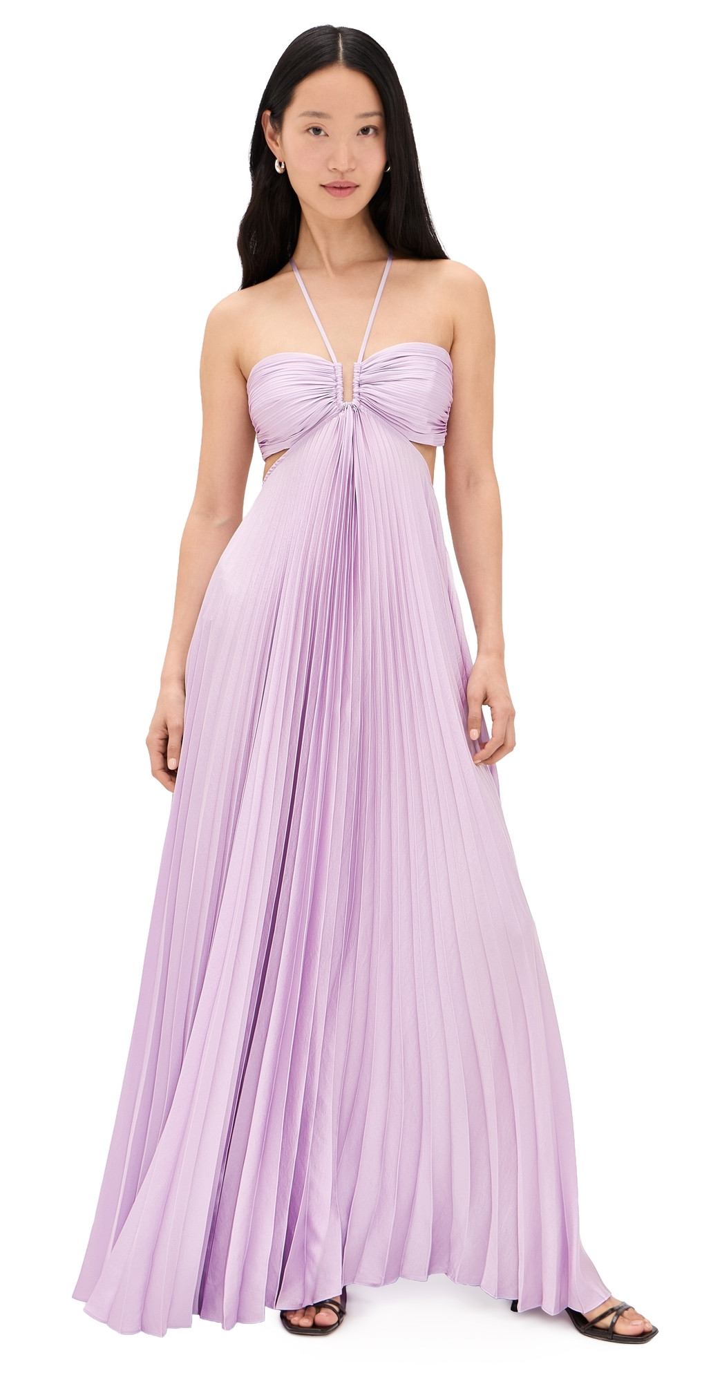 A. L.C. Moira Pleated Maxi Dress Lilac 8 | Shopbop