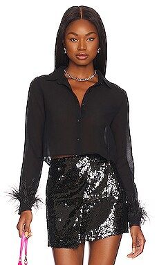 superdown Annie Button Up Top en Black from Revolve.com | Revolve Clothing (Global)